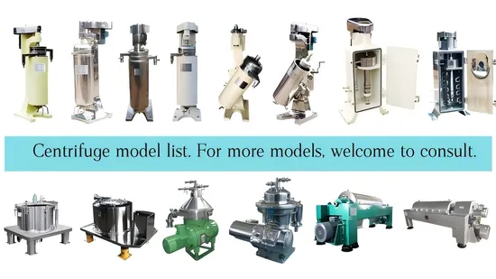 Factory Price Disc Lw Tubular Psb Vertical Filter Food Oil Milk Sugar Lab Industrial Laboratory Centrifuge